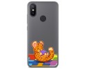 Funda Gel Transparente para Xiaomi Mi 6X / Mi A2 diseño Leopardo Dibujos