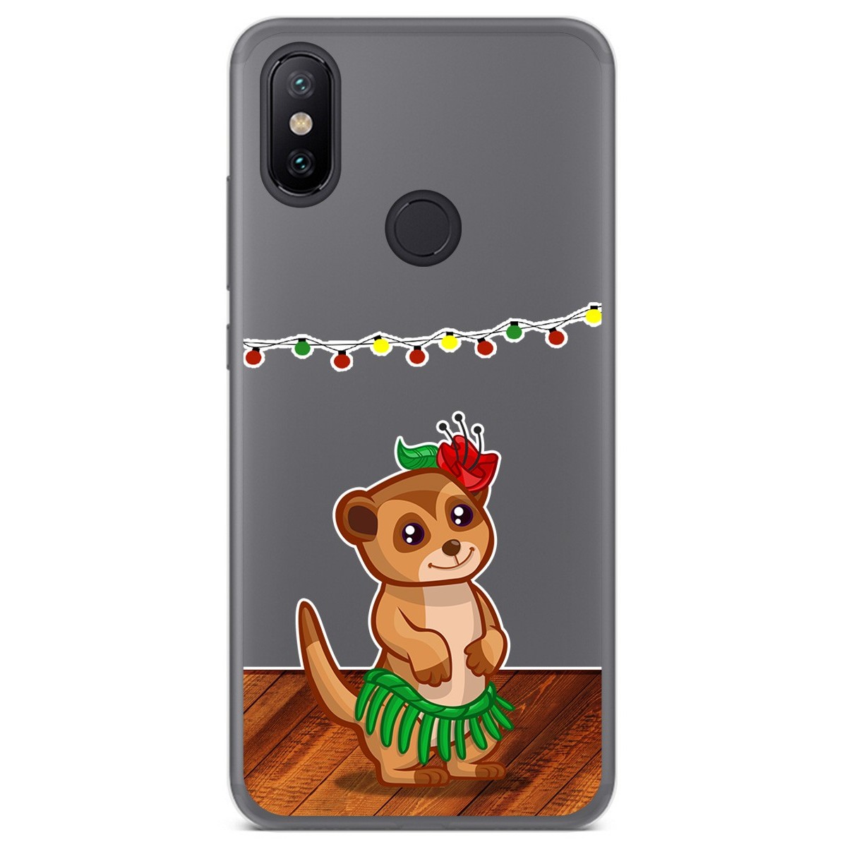 Funda Gel Transparente para Xiaomi Mi 6X / Mi A2 diseño Suricata Dibujos
