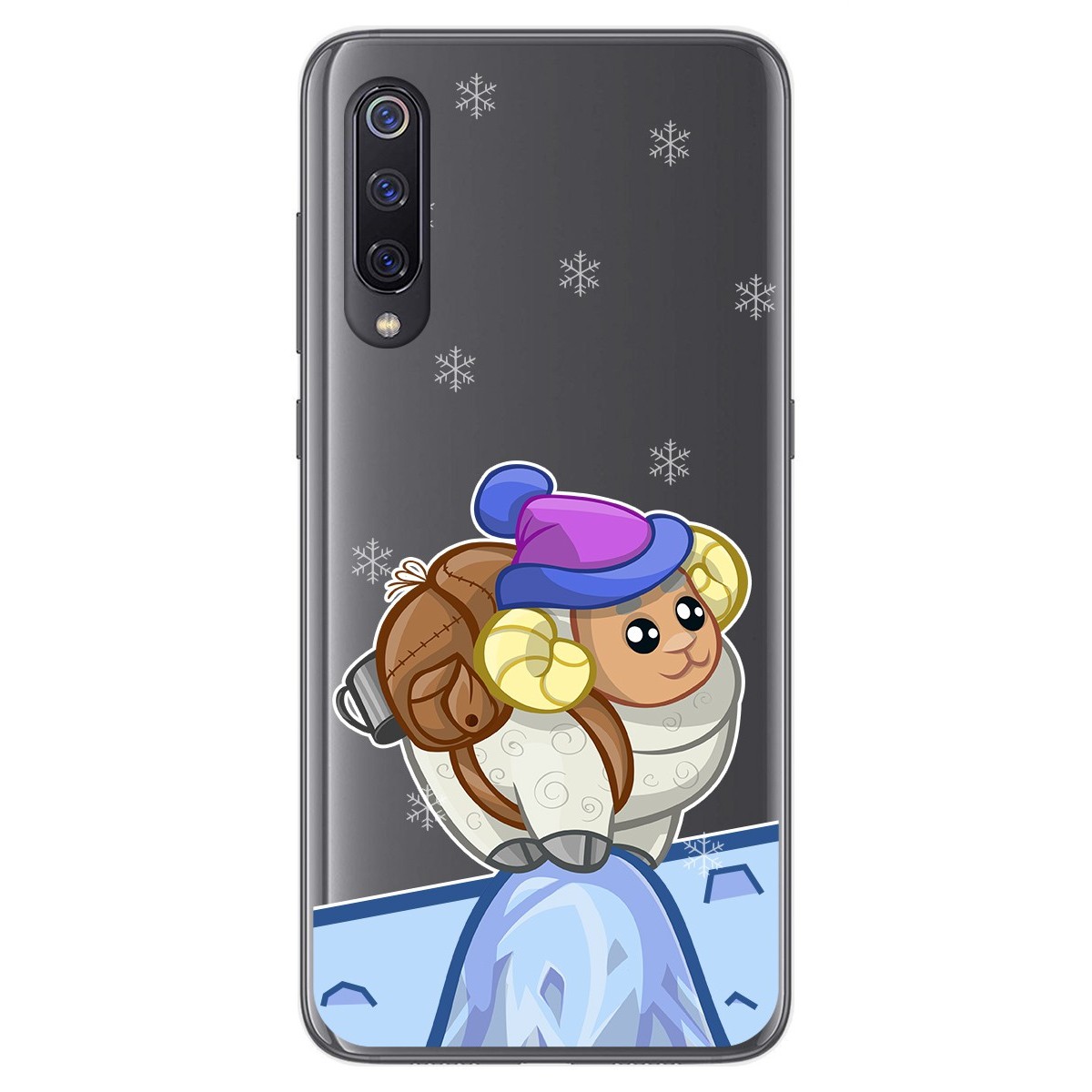 Funda Gel Transparente para Xiaomi Mi 9 diseño Cabra Dibujos