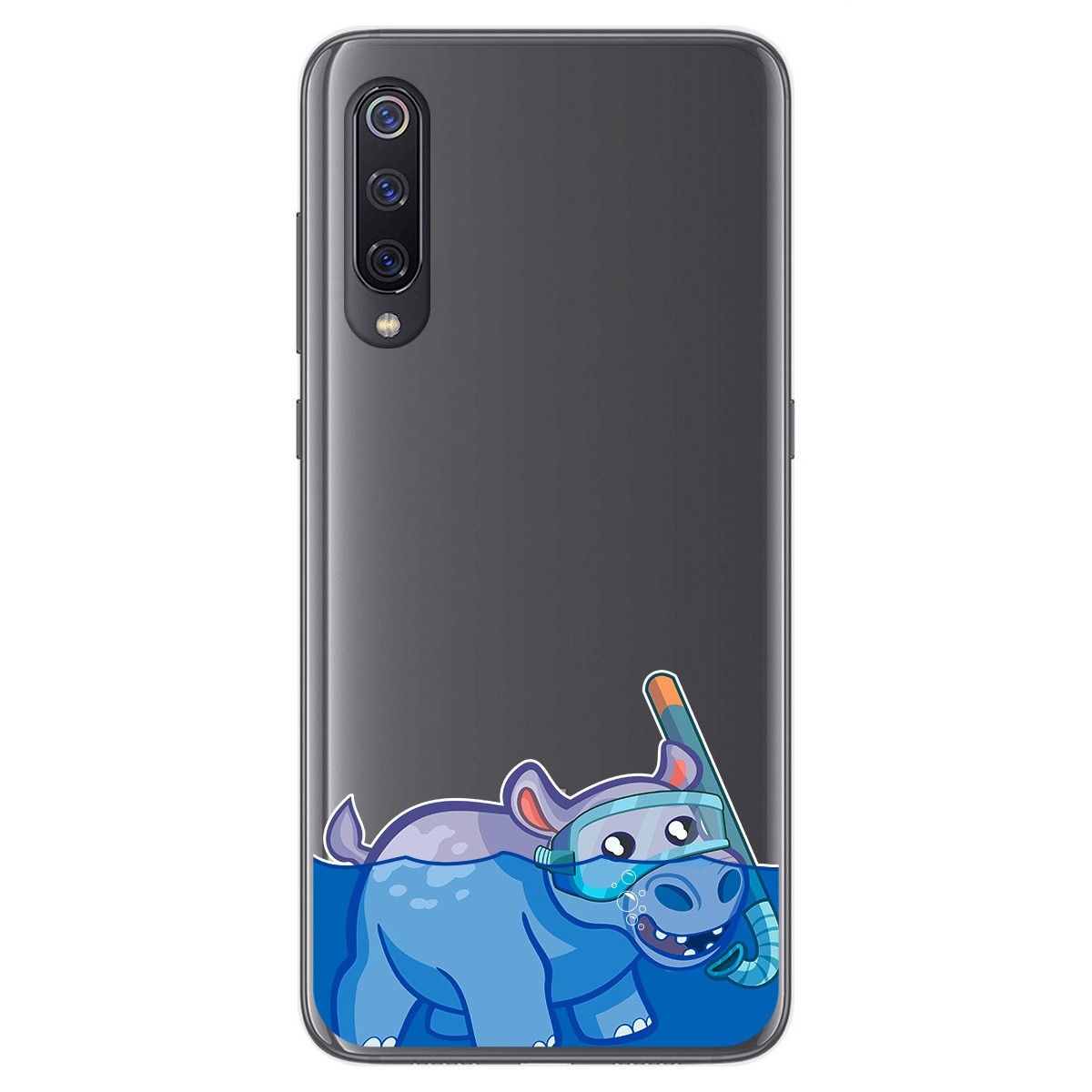 Funda Gel Transparente para Xiaomi Mi 9 diseño Hipo Dibujos