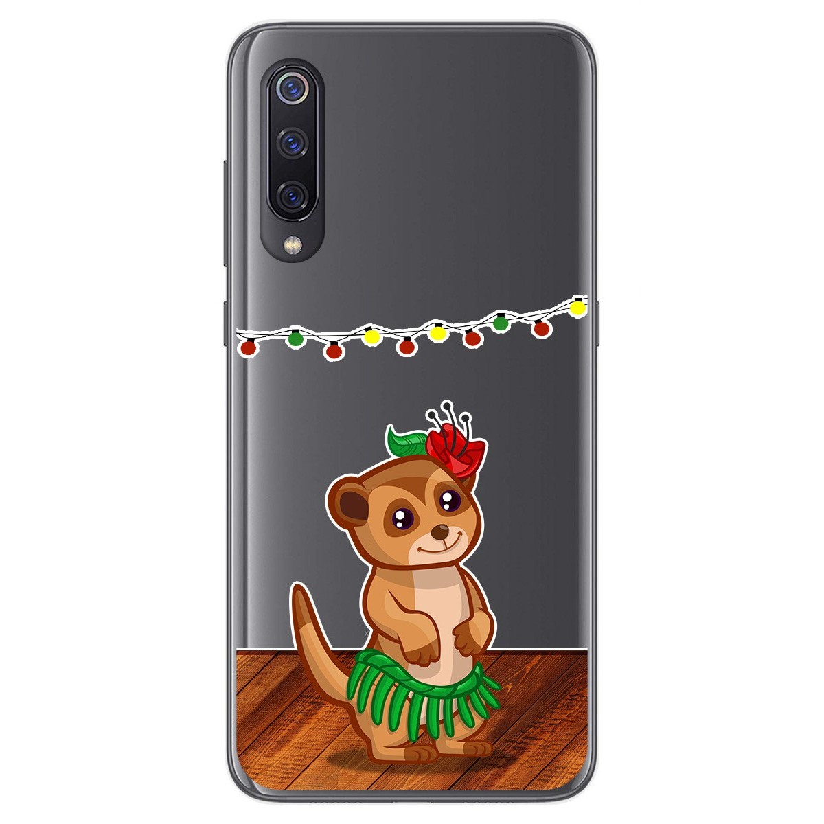 Funda Gel Transparente para Xiaomi Mi 9 diseño Suricata Dibujos