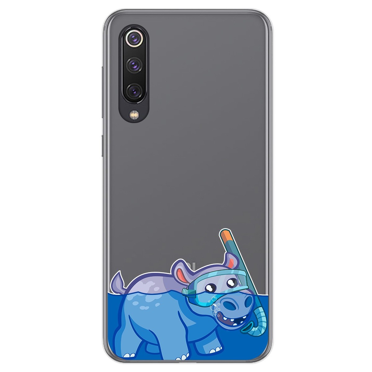 Funda Gel Transparente para Xiaomi Mi 9 SE diseño Hipo Dibujos