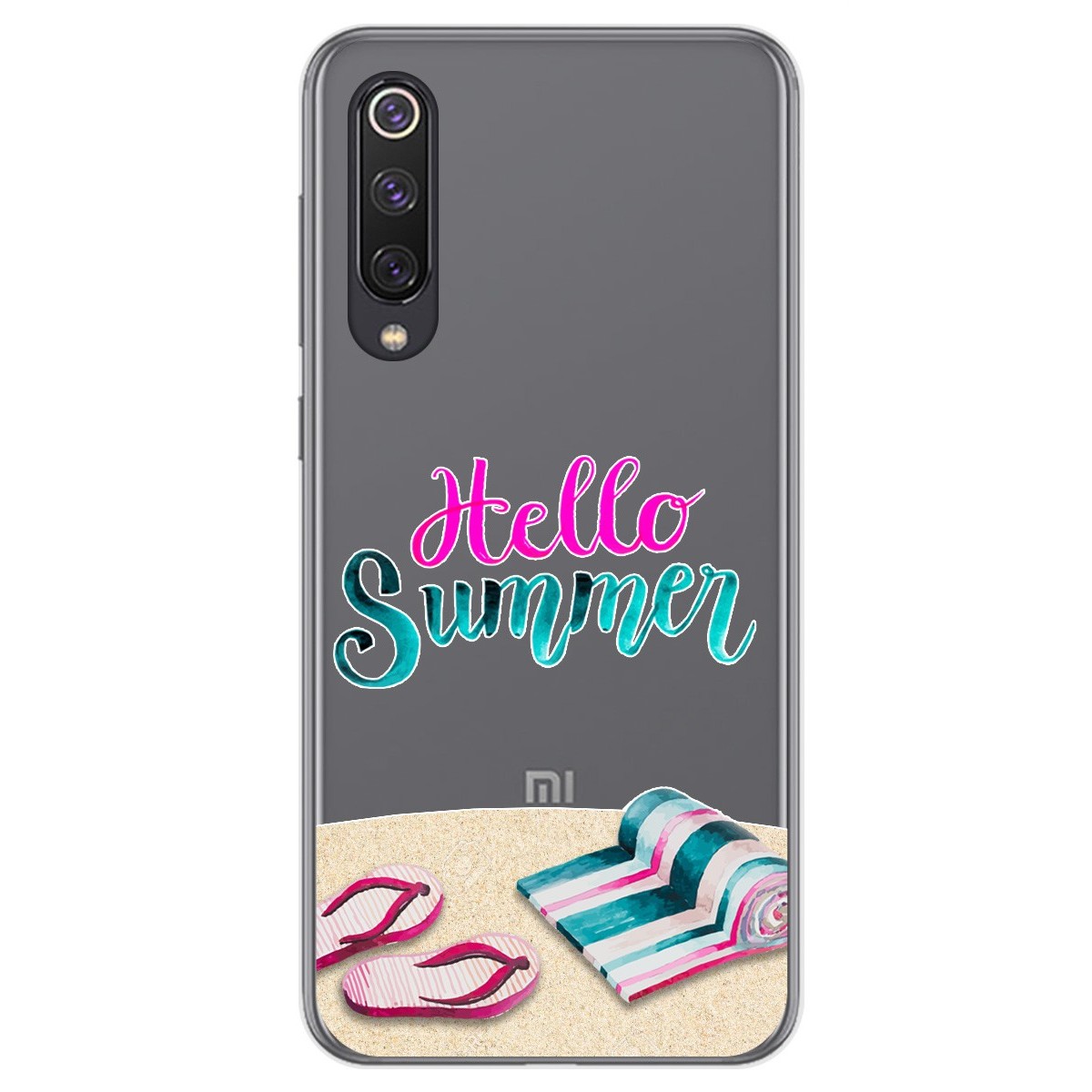 Funda Gel Transparente para Xiaomi Mi 9 SE diseño Summer Dibujos