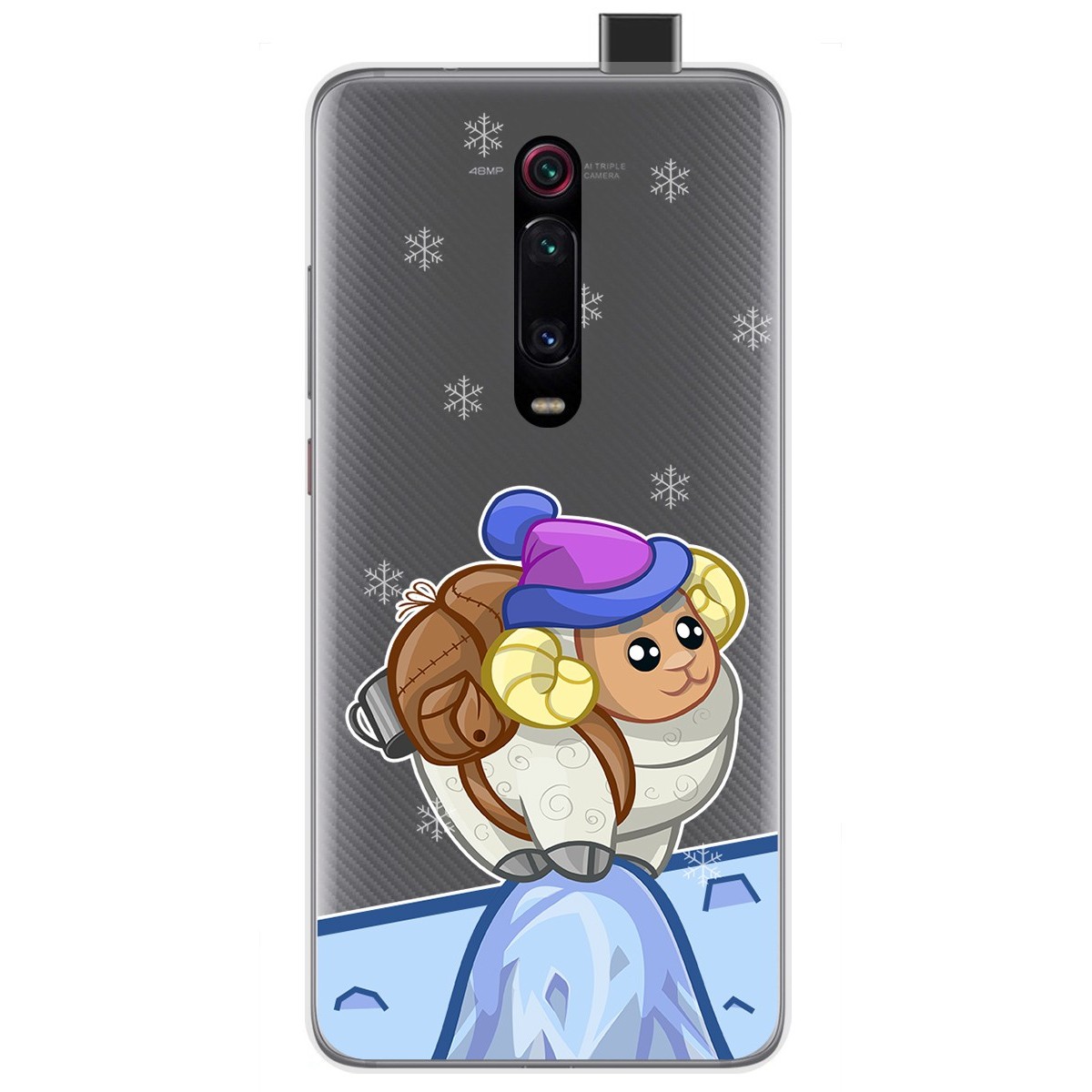 Funda Gel Transparente para Xiaomi Mi 9T / Mi 9T Pro diseño Cabra Dibujos