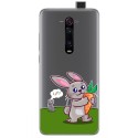 Funda Gel Transparente para Xiaomi Mi 9T / Mi 9T Pro diseño Conejo Dibujos