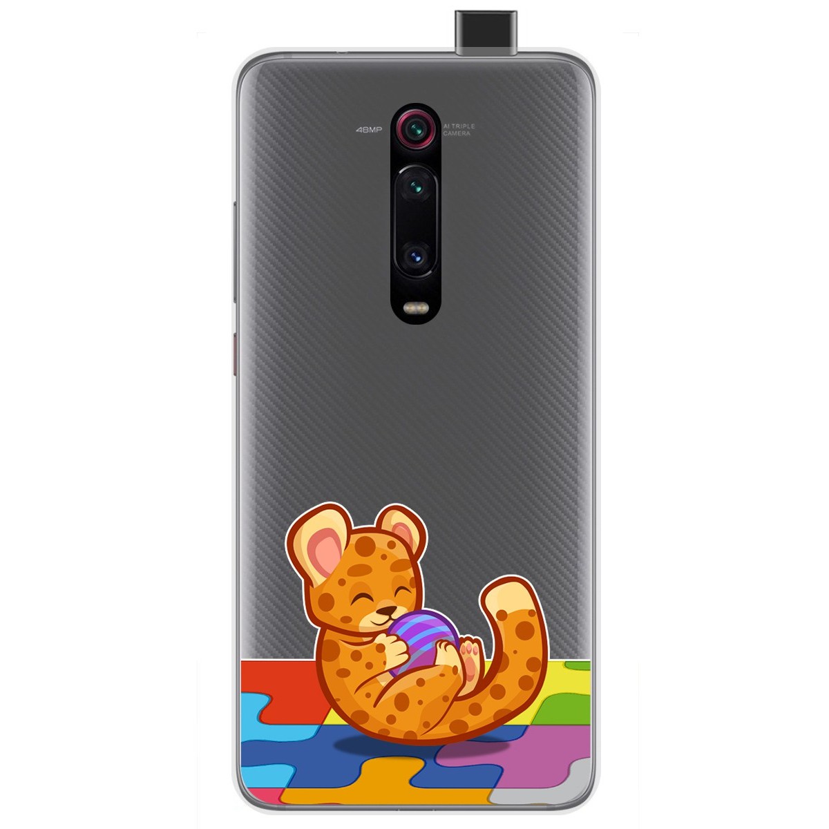 Funda Gel Transparente para Xiaomi Mi 9T / Mi 9T Pro diseño Leopardo Dibujos