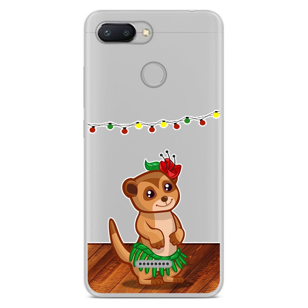 Funda Gel Transparente para Xiaomi Redmi 6 diseño Suricata Dibujos