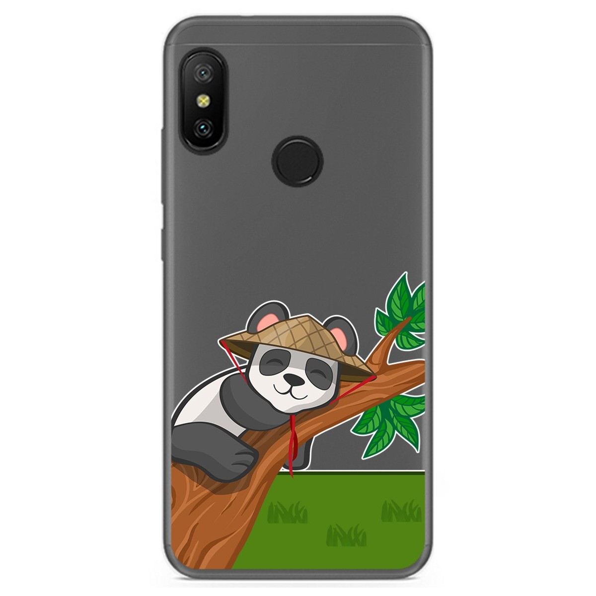 Funda Gel Transparente para Xiaomi Redmi 6 Pro / Mi A2 Lite diseño Panda Dibujos