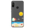 Funda Gel Transparente para Xiaomi Redmi 6 Pro / Mi A2 Lite diseño Playa Dibujos