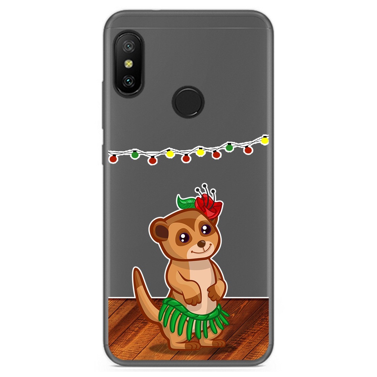 Funda Gel Transparente para Xiaomi Redmi 6 Pro / Mi A2 Lite diseño Suricata Dibujos