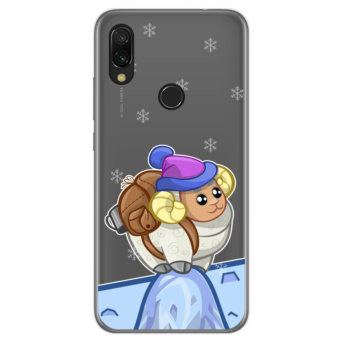 Funda Gel Transparente para Xiaomi Redmi 7 diseño Cabra Dibujos