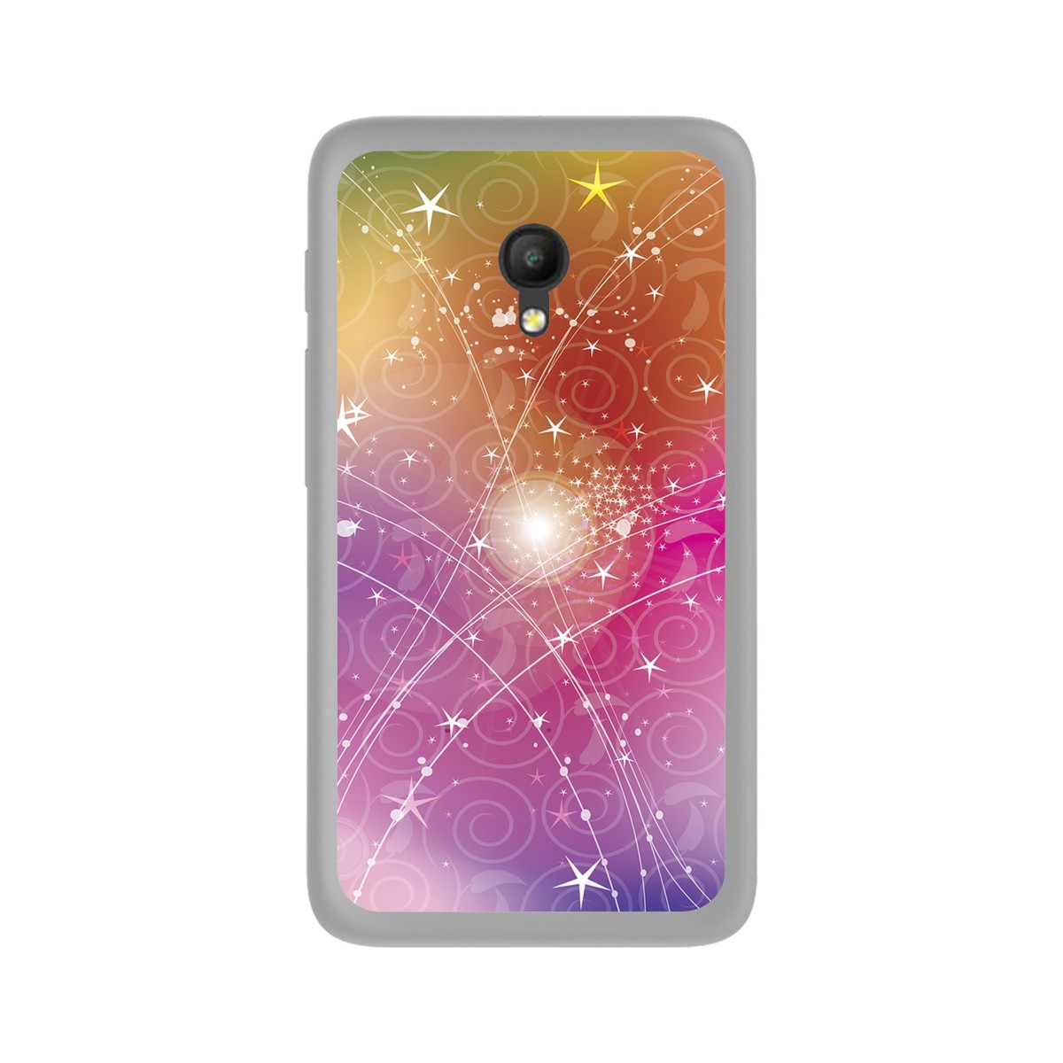 Funda Gel Tpu para Orange Rise 51 / Alcatel Pixi 4 (5) 4G / Vodafone Smart Turbo 7 Diseño Abstracto Dibujos