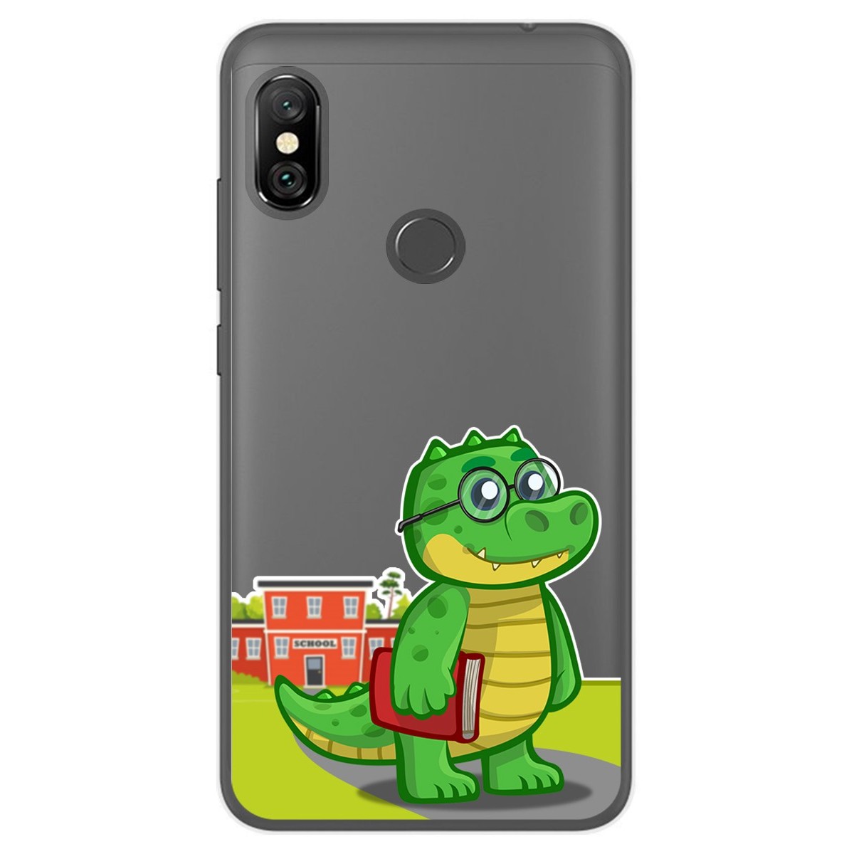 Funda Gel Transparente para Xiaomi Redmi Note 6 Pro diseño Coco Dibujos