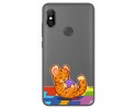 Funda Gel Transparente para Xiaomi Redmi Note 6 Pro diseño Leopardo Dibujos