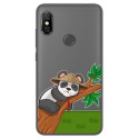 Funda Gel Transparente para Xiaomi Redmi Note 6 Pro diseño Panda Dibujos