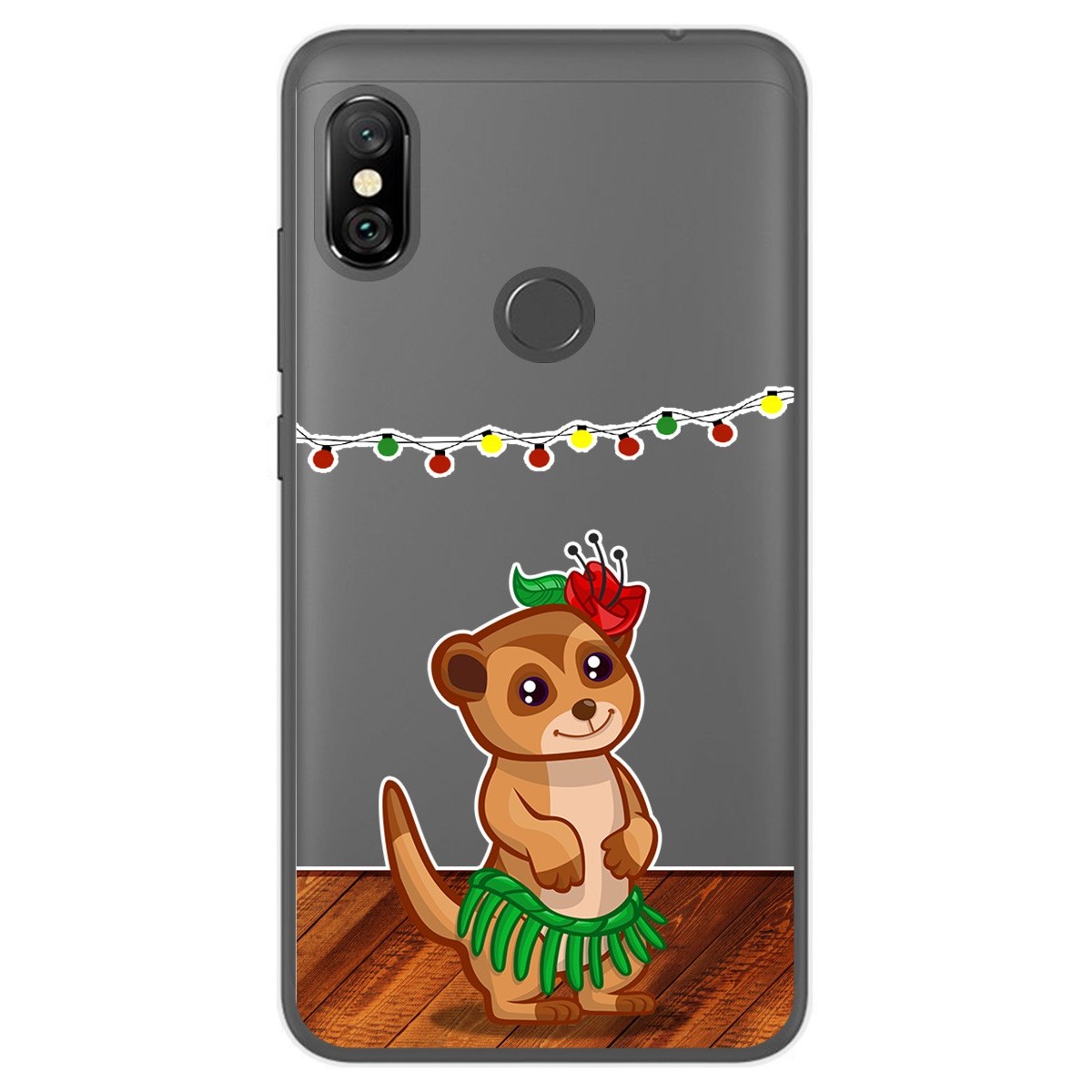 Funda Gel Transparente para Xiaomi Redmi Note 6 Pro diseño Suricata Dibujos