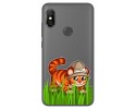 Funda Gel Transparente para Xiaomi Redmi Note 6 Pro diseño Tigre Dibujos