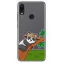 Funda Gel Transparente para Xiaomi Redmi Note 7 diseño Panda Dibujos