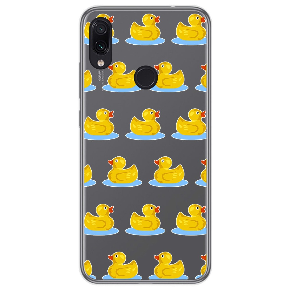 Funda Gel Transparente para Xiaomi Redmi Note 7 diseño Pato Dibujos
