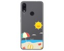 Funda Gel Transparente para Xiaomi Redmi Note 7 diseño Playa Dibujos