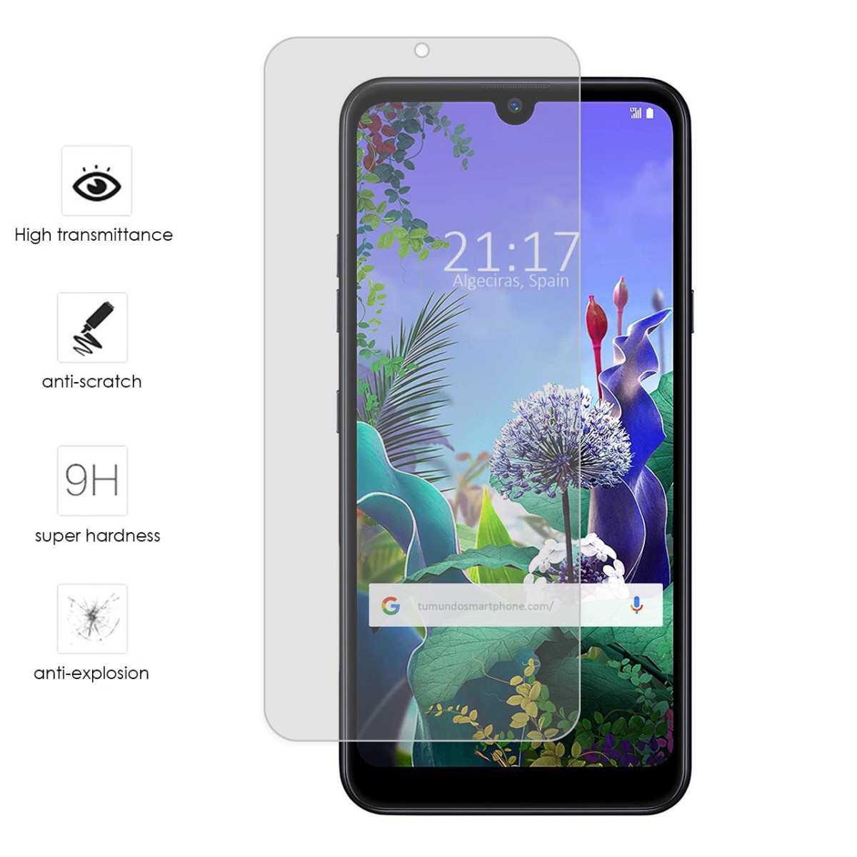 Protector Cristal Templado para Lg Q60 / K50 Vidrio