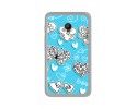 Funda Gel Tpu para Orange Rise 51 / Alcatel Pixi 4 (5) 4G / Vodafone Smart Turbo 7 Diseño Mariposas Dibujos