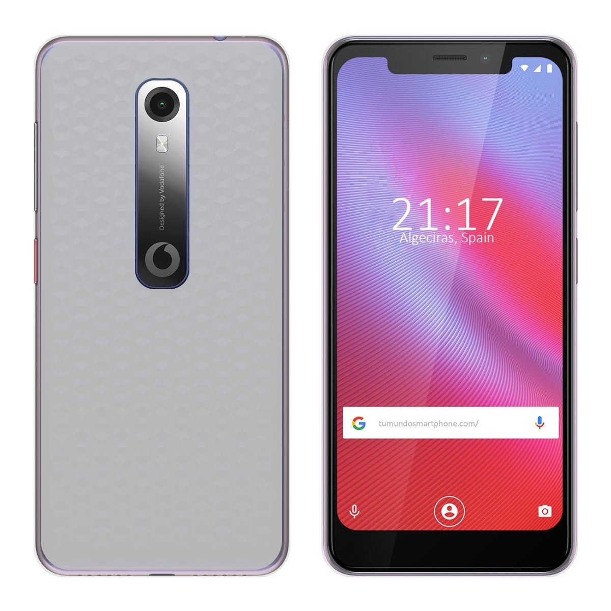 Funda Gel Tpu para Vodafone Smart N10 Color Transparente