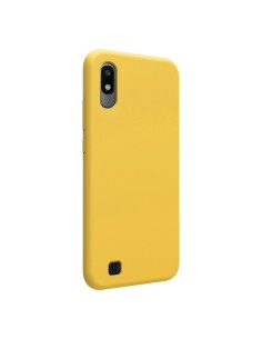 Funda Silicona Líquida Ultra Suave para Samsung Galaxy A10 color Amarilla