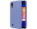 Funda Silicona Líquida Ultra Suave para Samsung Galaxy A10 color Azul Celeste