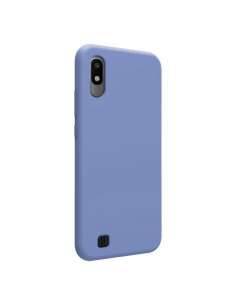Funda Silicona Líquida Ultra Suave para Samsung Galaxy A10 color Azul Celeste