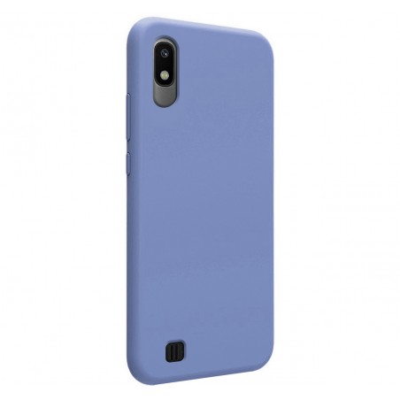 Funda Silicona Líquida Ultra Suave para Samsung Galaxy A10 color Azul Celeste