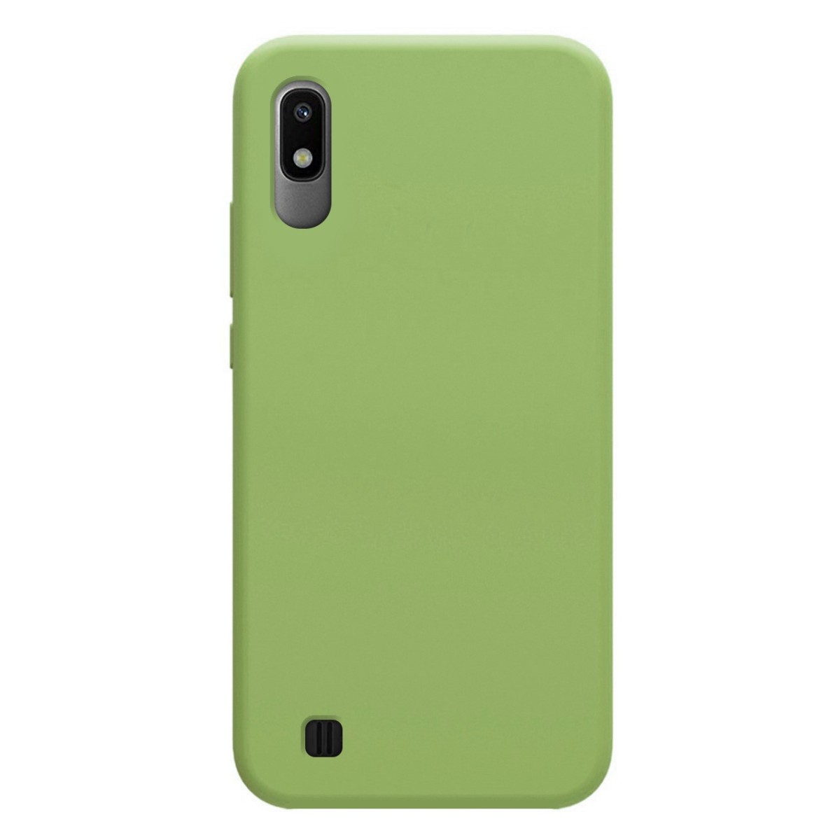 Funda Silicona Líquida Ultra Suave para Samsung Galaxy A10 color Verde