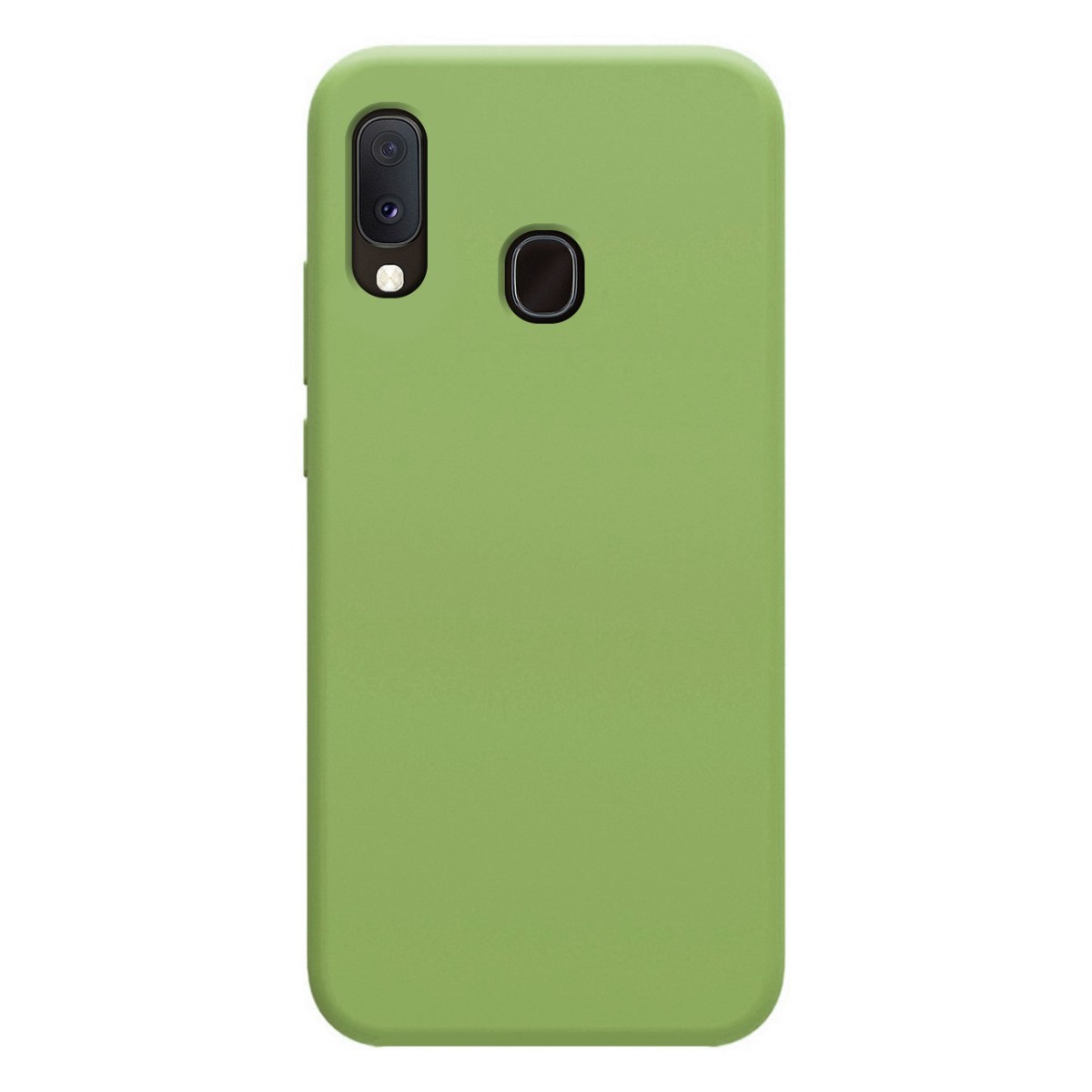 Funda Silicona Líquida Ultra Suave para Samsung Galaxy A20e 5.8 color Verde