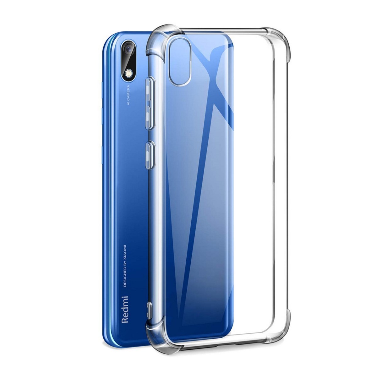 Funda Gel Tpu Anti-Shock Transparente para Xiaomi Redmi 7A Vision