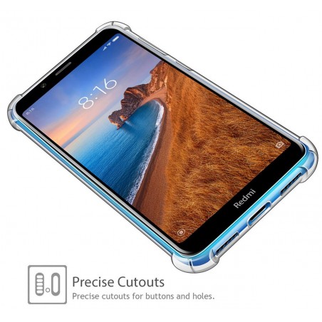 Funda Gel Tpu Anti-Shock Transparente para Xiaomi Redmi 7A Vision