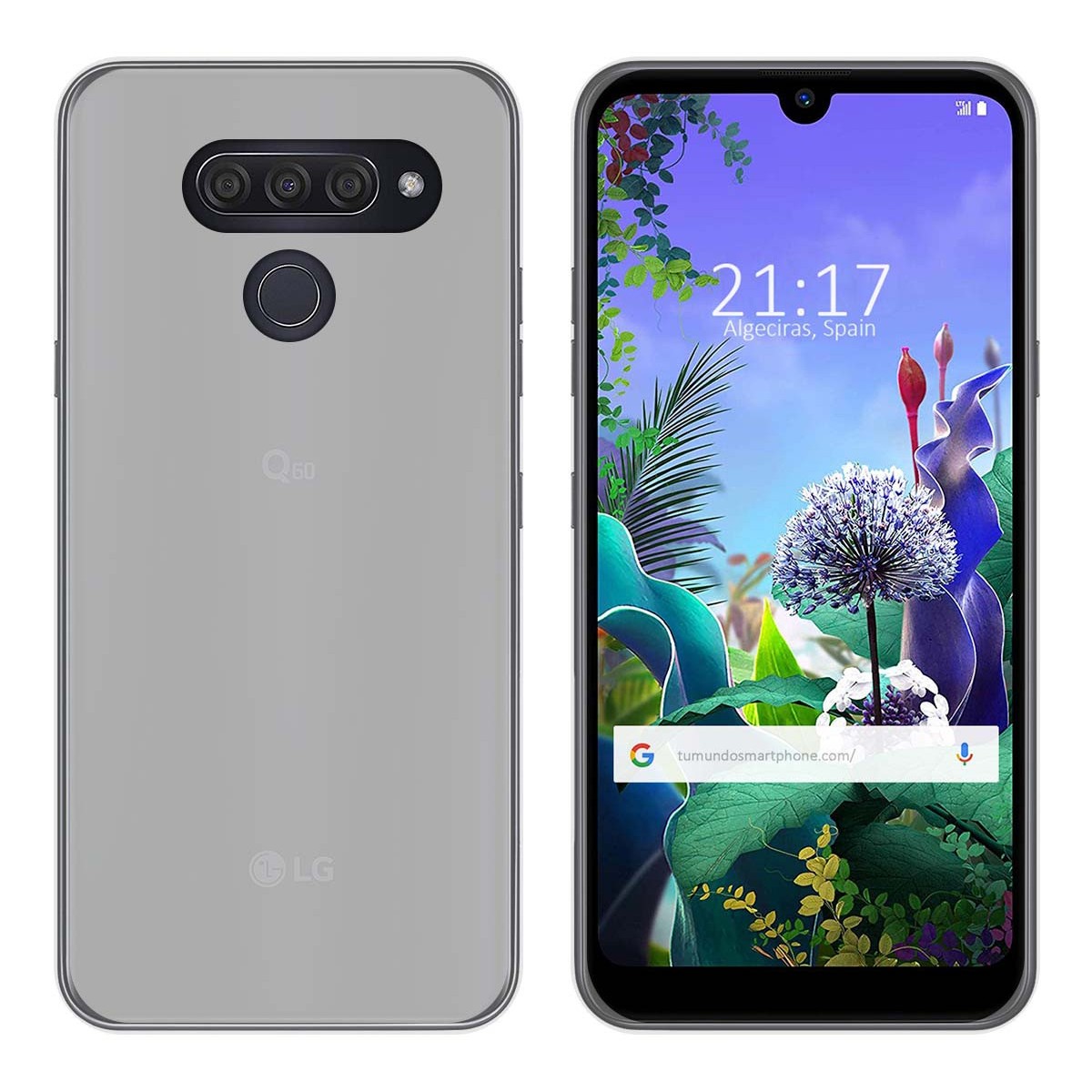 Funda Gel Tpu para Lg Q60 / K50 Color Transparente