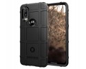 Funda Armor Rugged Shield Antigolpes para Motorola One Vision color Negra