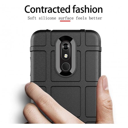 Funda Armor Rugged Shield Antigolpes para Nokia 3.2 color Negra