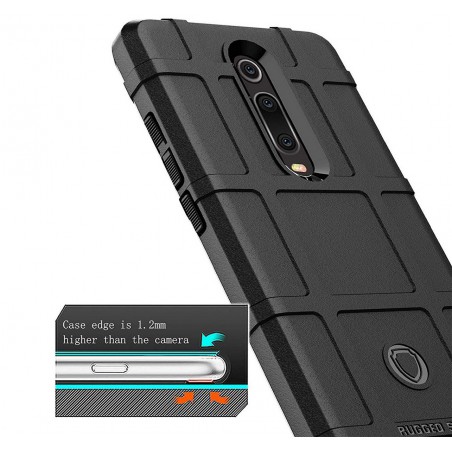 Funda Armor Rugged Shield Antigolpes para Xiaomi Mi 9T / Mi 9T Pro color Negra