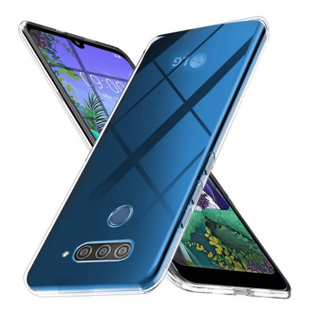 Funda Gel Tpu Fina Ultra-Thin 0,5mm Transparente para Lg Q60 / K50