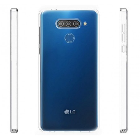 Funda Gel Tpu Fina Ultra-Thin 0,5mm Transparente para Lg Q60 / K50