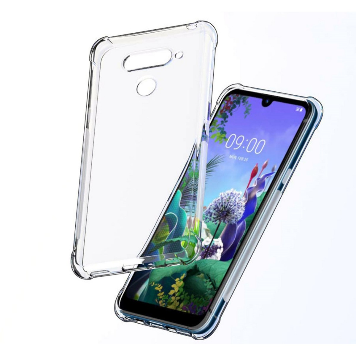 Funda Gel Tpu Anti-Shock Transparente para Lg Q60 / K50