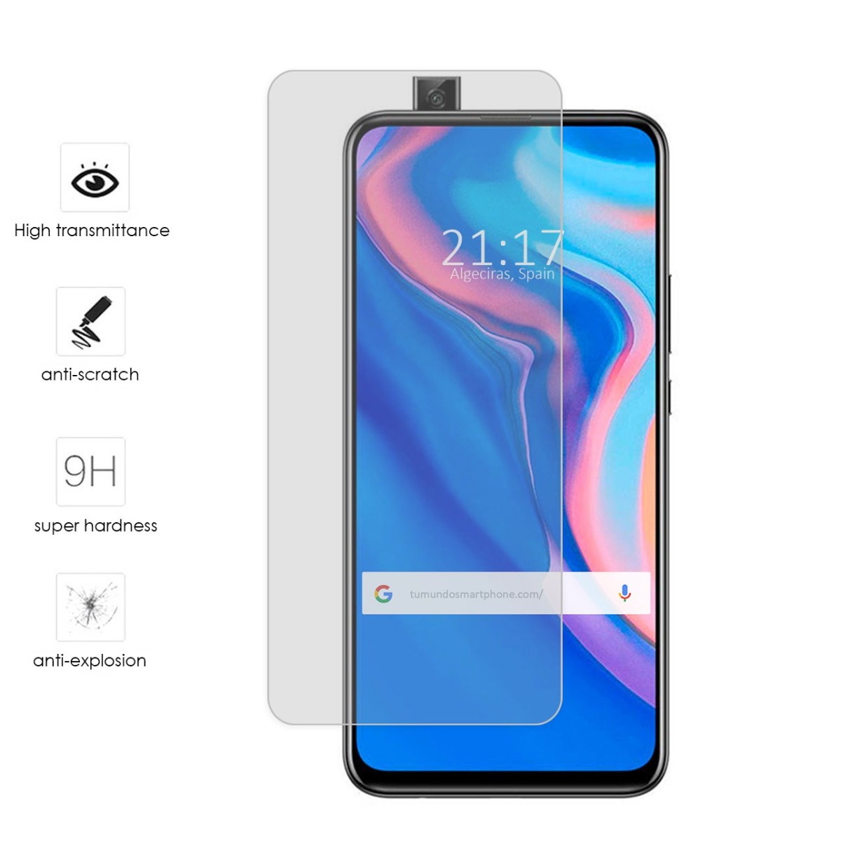 Protector Cristal Templado para Huawei P Smart Z Vidrio