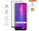 Protector Cristal Templado Completo 5D Full Glue Negro para Blackview A60 / A60 Pro Vidrio