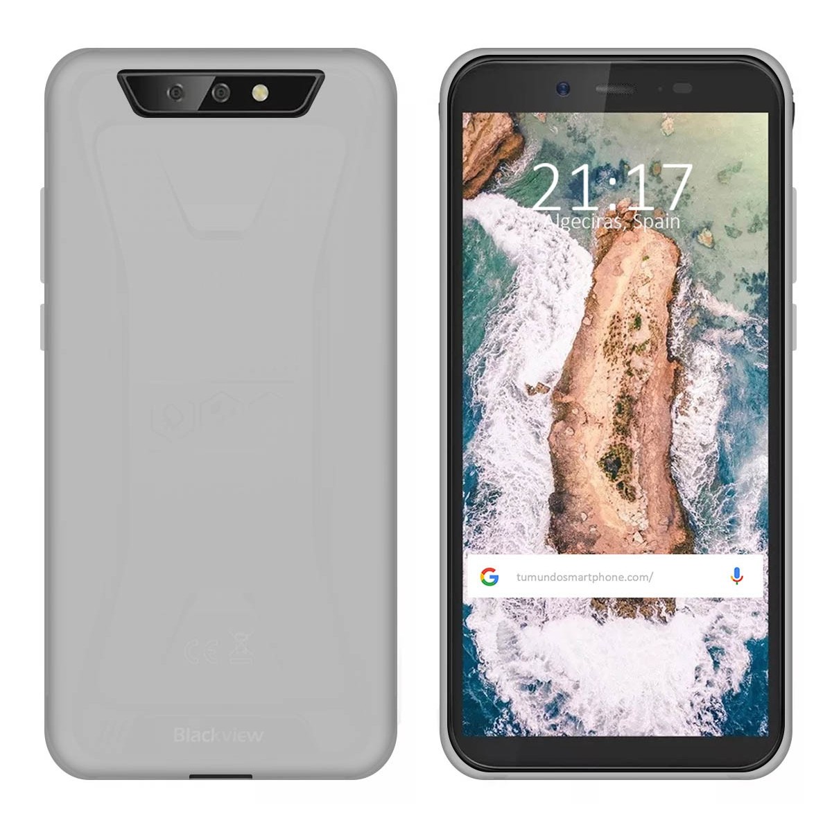 Funda Gel Tpu para Blackview BV5500 / BV5500 Pro Color Transparente