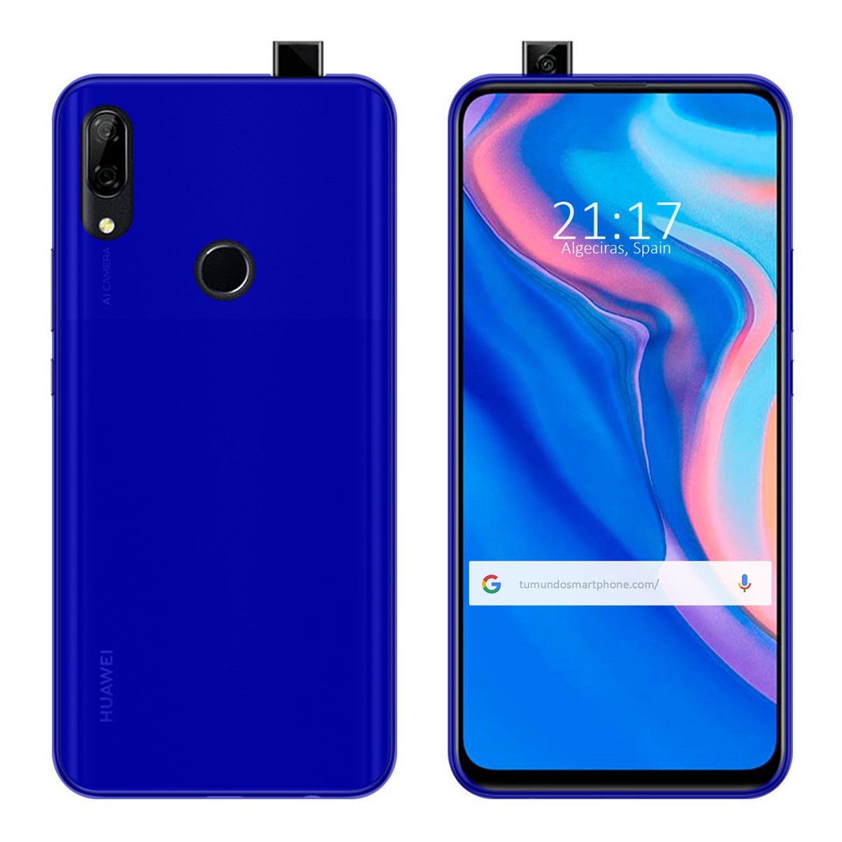 Funda Gel Tpu para Huawei P Smart Z Color Azul