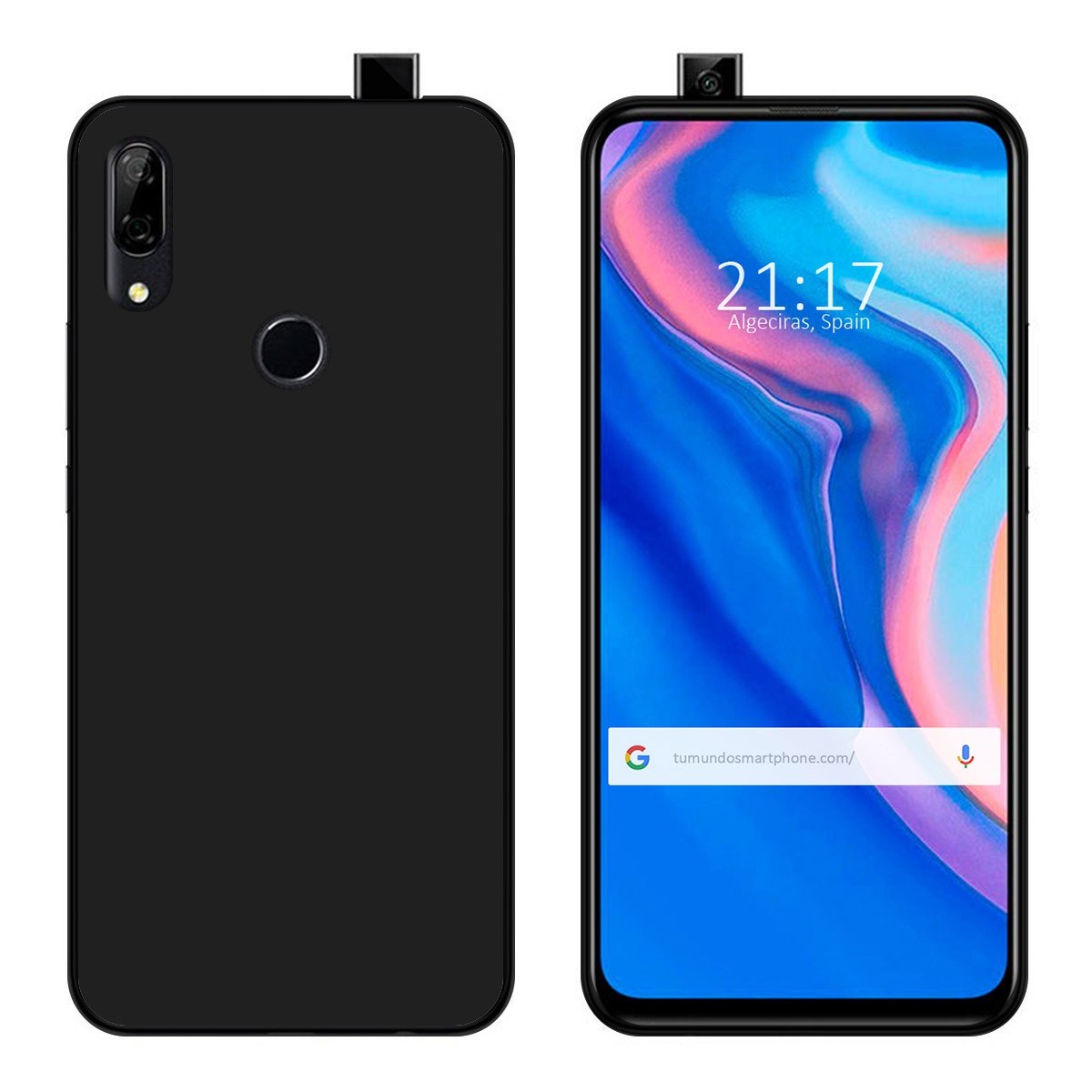 Funda Gel Tpu para Huawei P Smart Z Color Negra