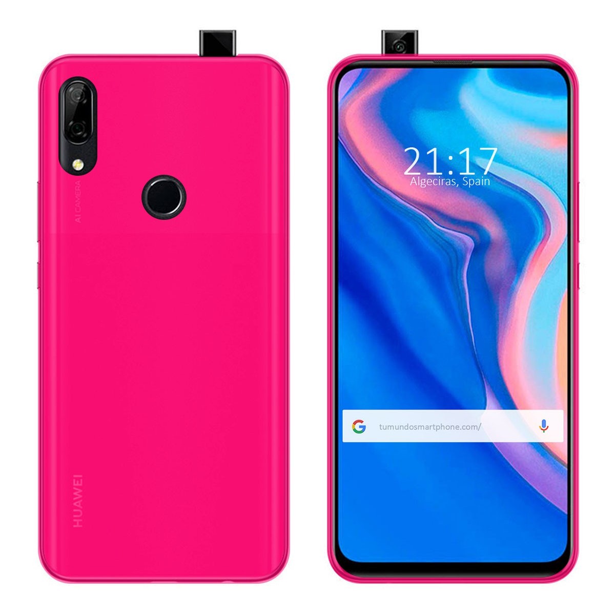 Funda Gel Tpu para Huawei P Smart Z Color Rosa