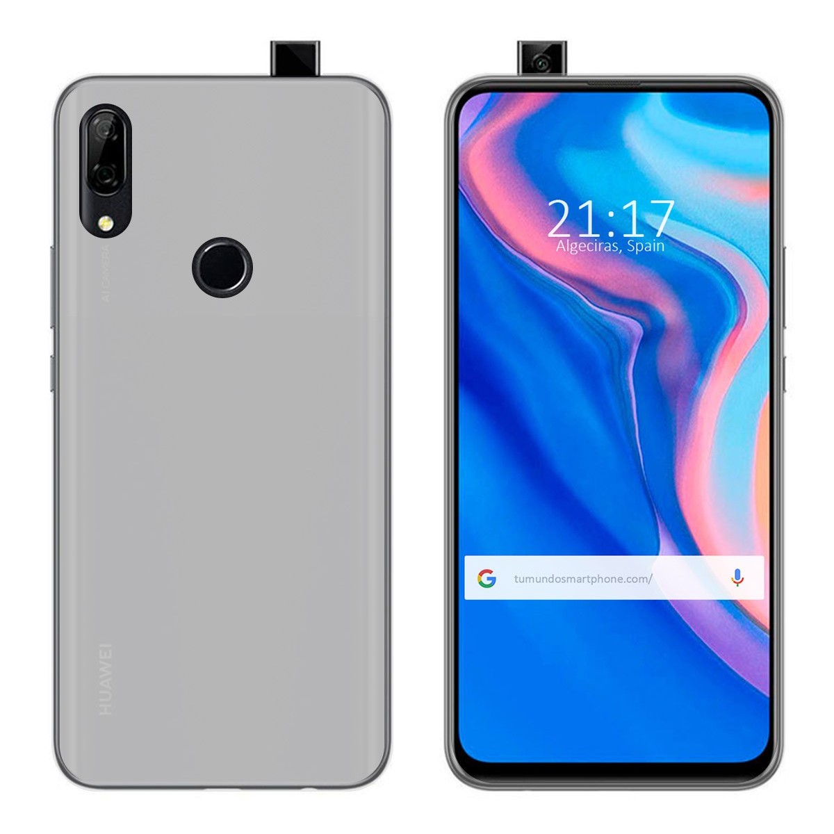 Funda Gel Tpu para Huawei P Smart Z Color Transparente