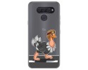 Funda Gel Transparente para Lg Q60 / K50 diseño Avestruz Dibujos